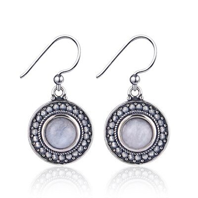 Moonstone earrings